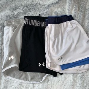 Bundle 3 Under Amour athletic shorts